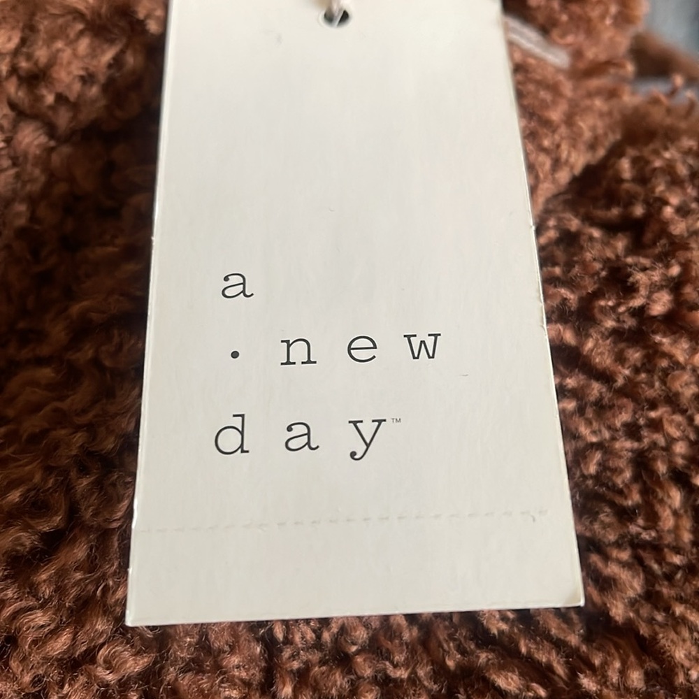 NWT A New Day Teddy Bag Tote - Picture 7 of 8
